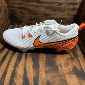Nike Vapor Edge Speed 360 2 White Brilliant Orange FQ4045-100 Cleats Size 12